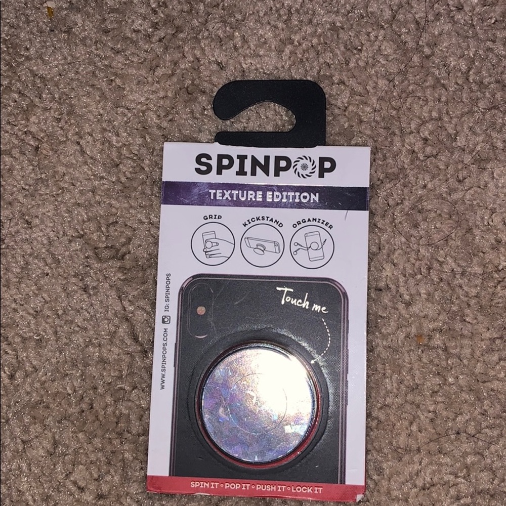 Spin pop pop socket